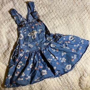 Floral overall dress